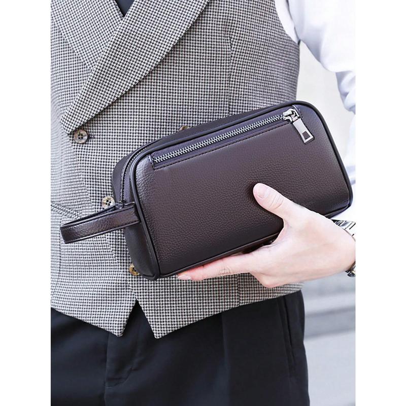 gorchis New Style Men's Clutch Bag Password Lock Anti-Theft Multi-Pocket High-Quality Clutch Bag Mobile Phone Bag Business Casual All-Match Trendy Men's Bag Man Bag Back To School Students School Supplies Fall Halloween Teacher Handbag Purse Wristlet Bag