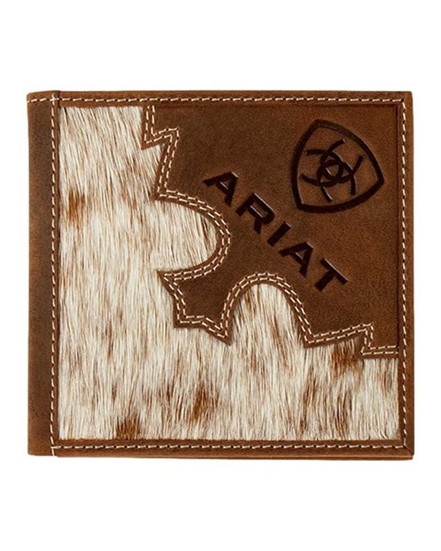 Casa Raul Ariat Bifold Brindle Half Hair Brown - Accessories Wallet  - A3562502