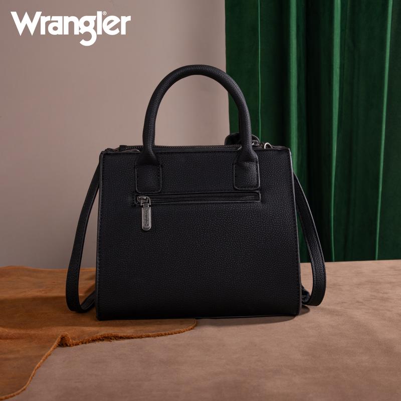 Wrangler Top-handle Handbags Tote Bag for Women Western Satchel Purses with Crossbody Strap