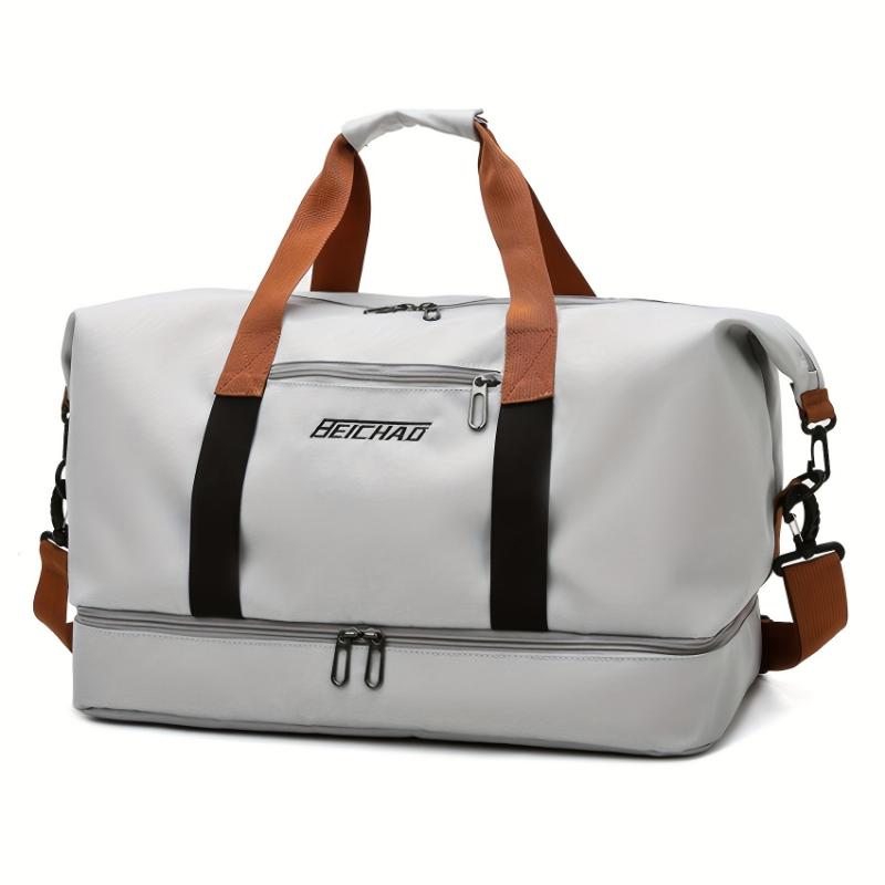 1pc Dry Men's Crossbody Duffel Bag, Multi-Compartment Weekend and Travel Bags