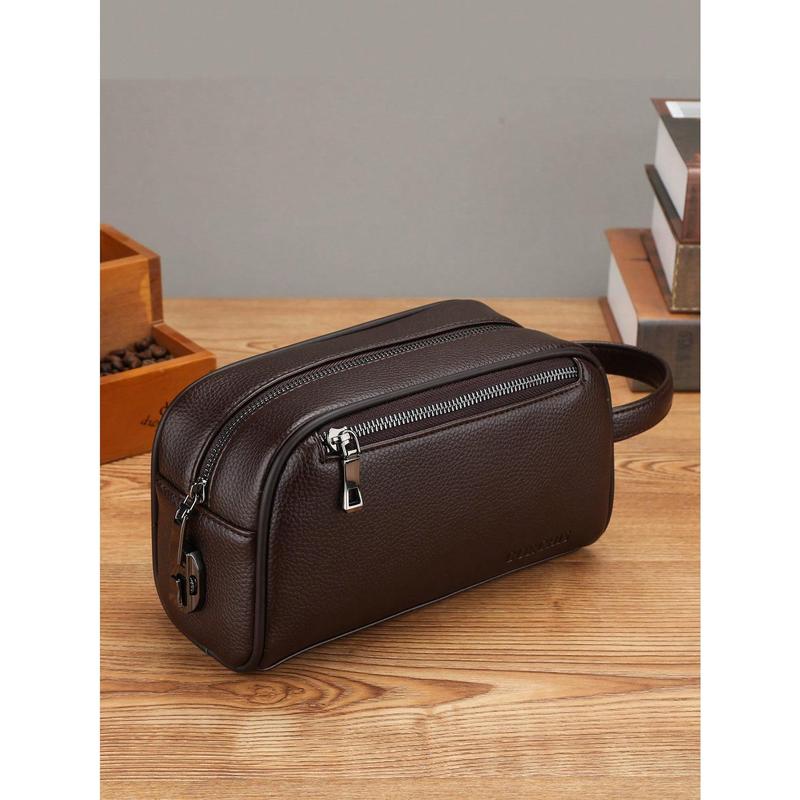 gorchis New Style Men's Clutch Bag Password Lock Anti-Theft Multi-Pocket High-Quality Clutch Bag Mobile Phone Bag Business Casual All-Match Trendy Men's Bag Man Bag Back To School Students School Supplies Fall Halloween Teacher Handbag Purse Wristlet Bag