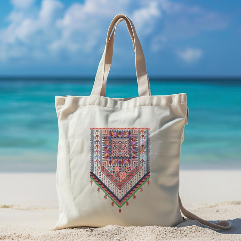 Palestine Patterned  Tote Bag for Women - Durable and Lightweight