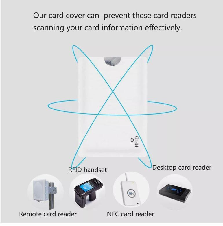 10x RFID Blocking Sleeves Credit Card Protector Holders Theft Protection Secure