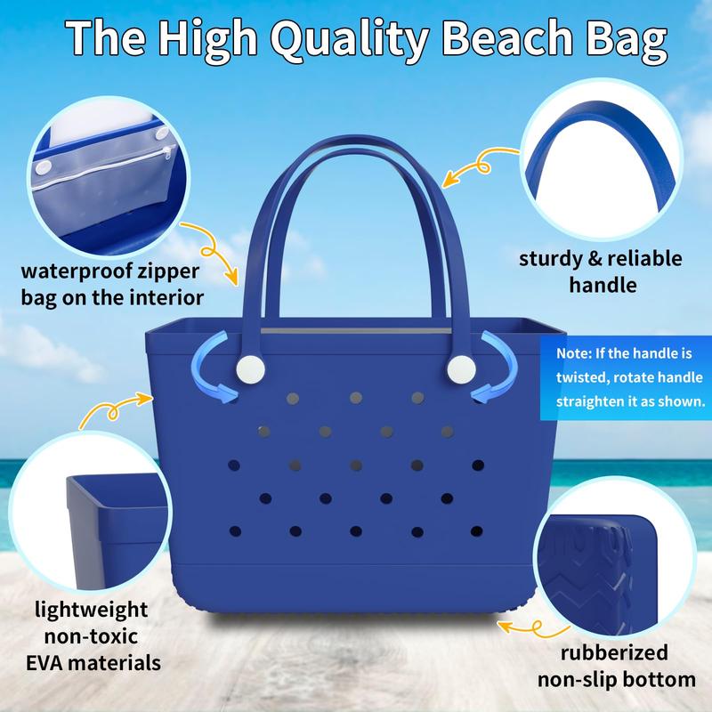 Large Waterproof Beach Bag Proof Durable Tote Bag for Outdoor Sport