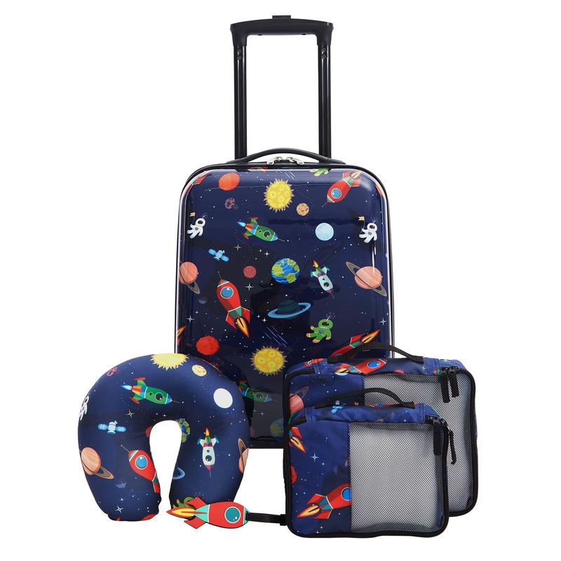 TPRC By Travelers Club 5-Piece Kid's Hard-Side Luggage Set with 18