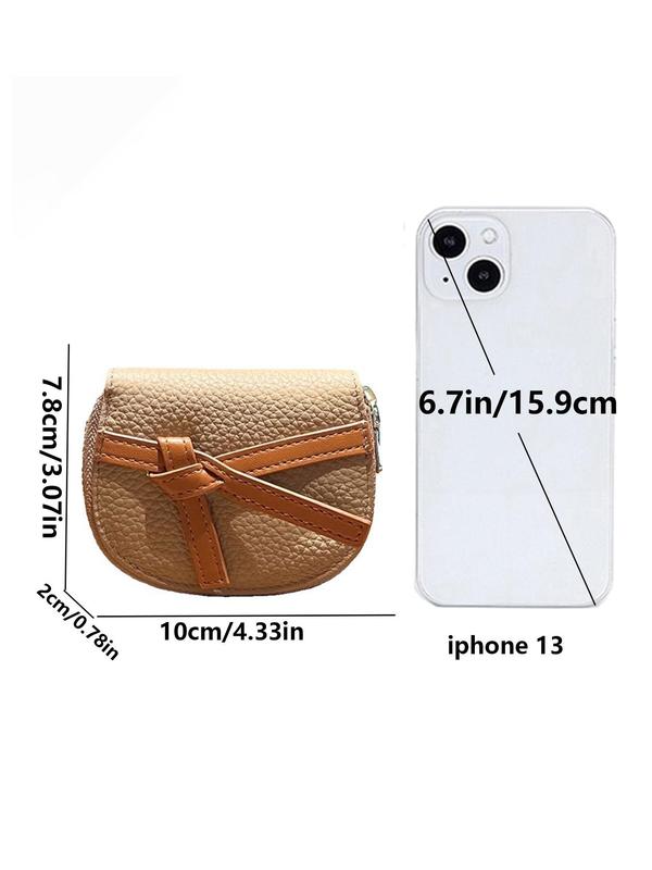 Women's Cute Lychee Pattern Card Holder, Fashionable Zipper Card Holder for Daily Used, Casual Trendy Versatile High-quality Daily Commuting Bag