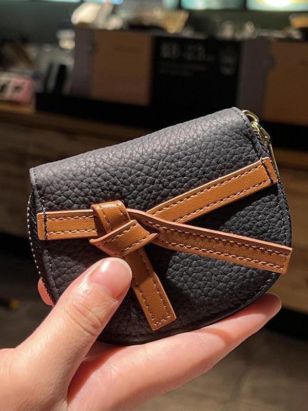 Women's Cute Lychee Pattern Card Holder, Fashionable Zipper Card Holder for Daily Used, Casual Trendy Versatile High-quality Daily Commuting Bag