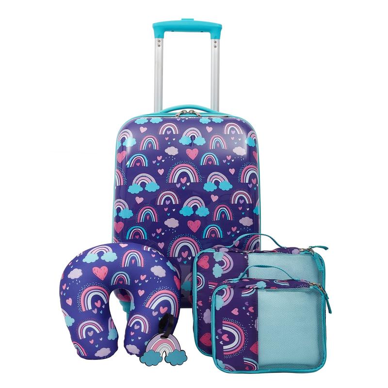 TPRC By Travelers Club 5-Piece Kid's Hard-Side Luggage Set with 18