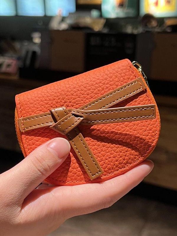 Women's Cute Lychee Pattern Card Holder, Fashionable Zipper Card Holder for Daily Used, Casual Trendy Versatile High-quality Daily Commuting Bag