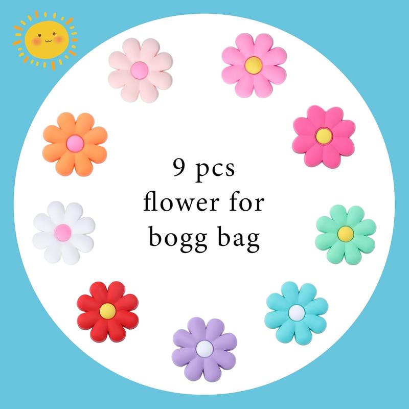 Charms for Bogg Bag Accessories Charms,Summer Style Decoration Charms Beach Bag Accessories Compatible with Bogg Bag, Rubber Beach Bag Accessories