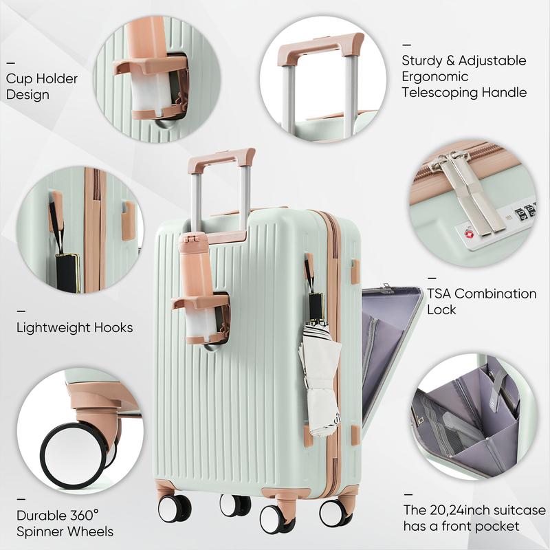 Merax  Luggage Sets New Model Expandable