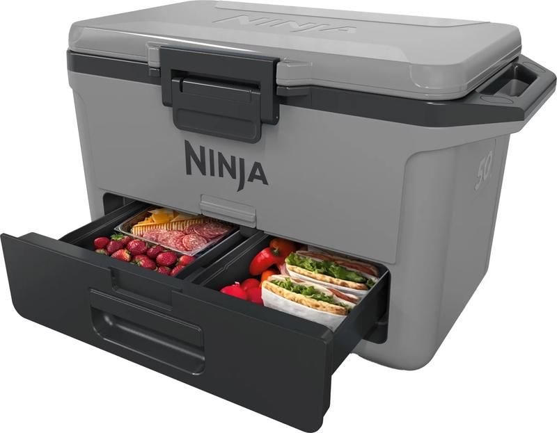 Ninja FrostVault 50 Qt. Hard Cooler with Dry Zone, Cooler box, Best cooler hard cooler