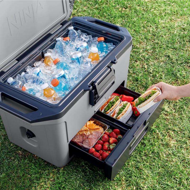 Ninja FrostVault 50 Qt. Hard Cooler with Dry Zone, Cooler box, Best cooler hard cooler