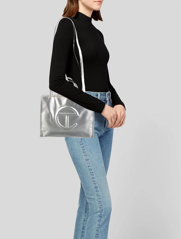 Telfar Medium Silver Crossbody & Shoulder Bag for Women