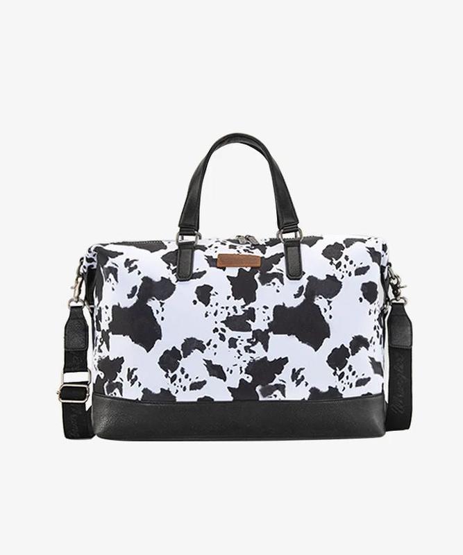 Wrangler Cow Print Trolley Sleeve Weekender