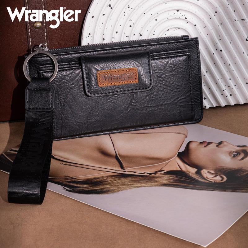 Wrangler Wristlet Wallets for Women with ID Window and a Coin Purse