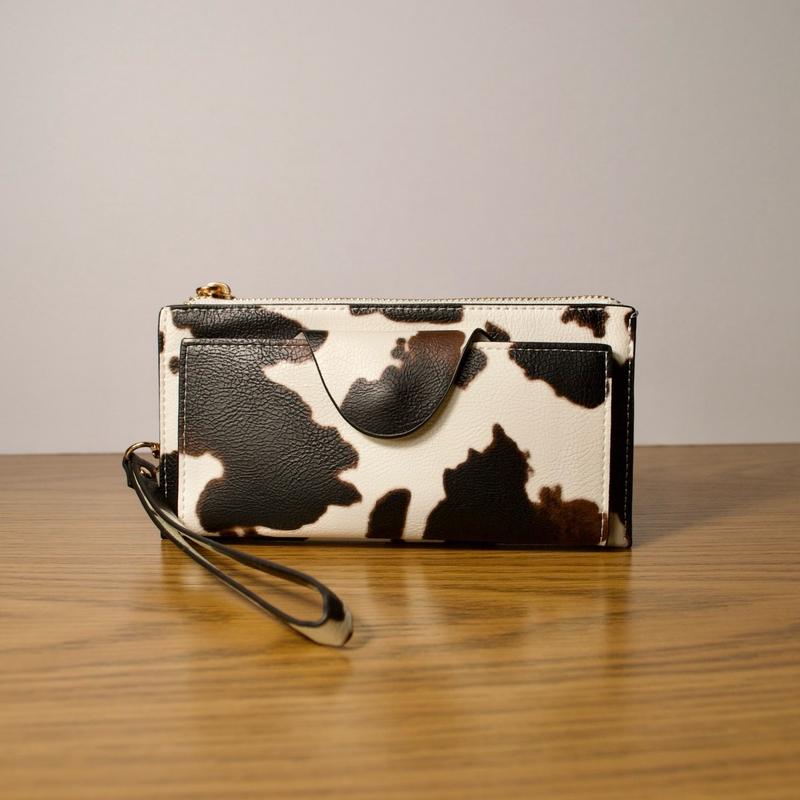 Cow Print Wallet