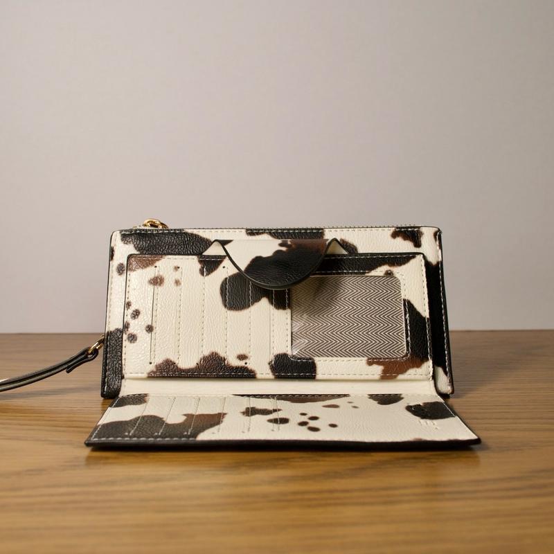 Cow Print Wallet