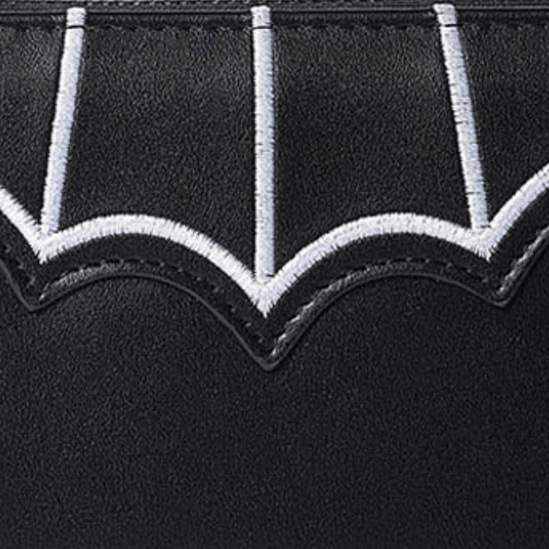 Embroidered Spiderweb Bats Wallets