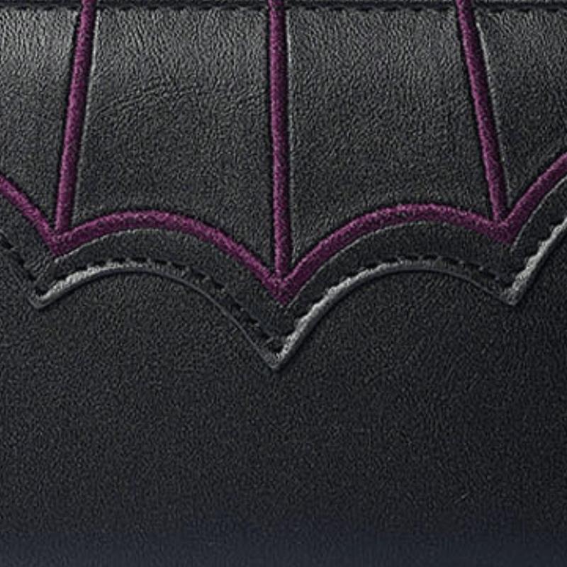 Embroidered Spiderweb Bats Wallets