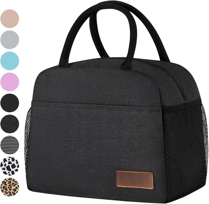 Lunch Bag Women Men Lunch Box Women Men (black)