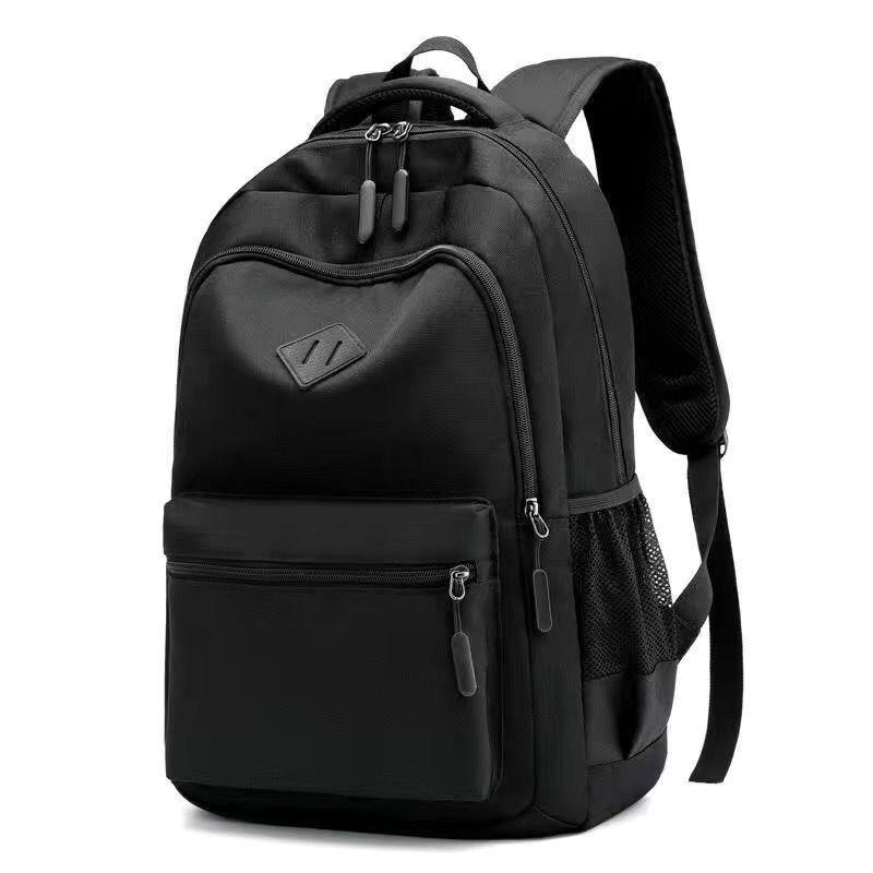 Waterproof and Hard-Wearing Unisex Backpack Simple College Student Large Capacity Computer Backpack Junior High School Men's Schoolbag