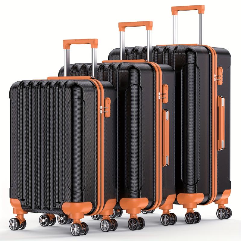 Nazhura Hard Shell Luggage Set, 3-Piece Suitcase Set, Durable, Convenient, And Stylish For Travel, ABS Material, Shock-resistant