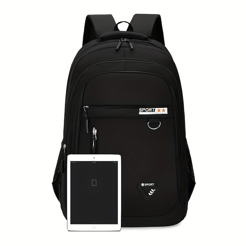 Large Capacity Waterproof Laptop Men's Travel Backpack for Middle School, High School, and College Students