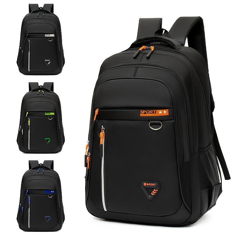 Large Capacity Waterproof Laptop Men's Travel Backpack for Middle School, High School, and College Students