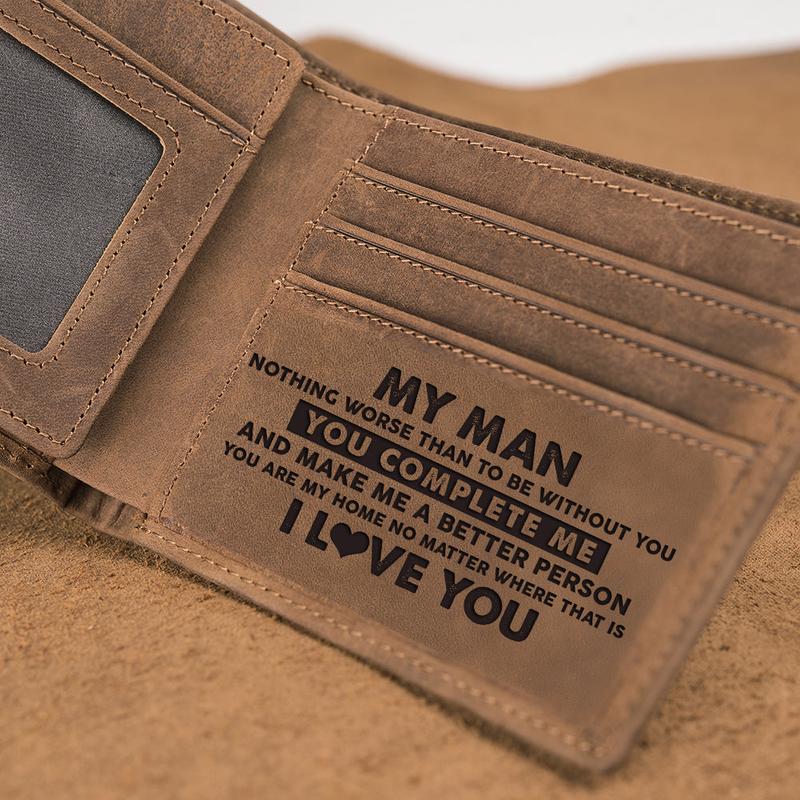 Perfect Gifts For Men, Personalized Leather Wallets, W13