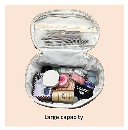 3 PCS Cute Cotton Cosmetic Bag Set, Floral Coquette Aesthetic Toiletry Bag, Fashion Makeup Bag for Women