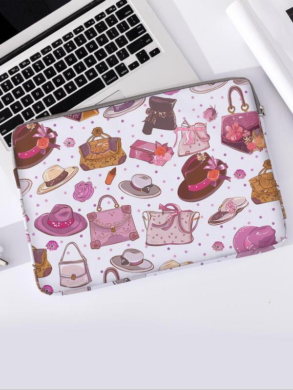 Fashion Cartoon Pattern Laptop Bag, Soft Laptop Cover, Laptop Zipper Storage Bag, Suitable for Laptop, Tablet Cover, Laptop Accessories