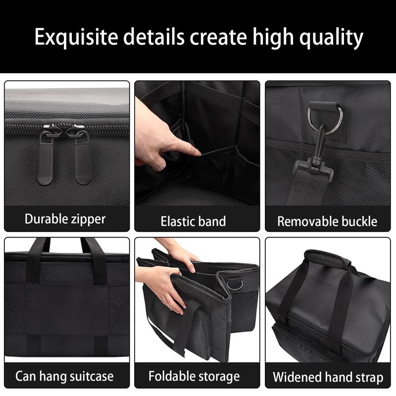 Professional Hair Styling Tool Bag, Foldable Large Capacity Salon Tool Storage Bag, Multifunctional Makeup Tool Accessories Storage Bag, Home Bathroom Storage Bag, Travel Bag