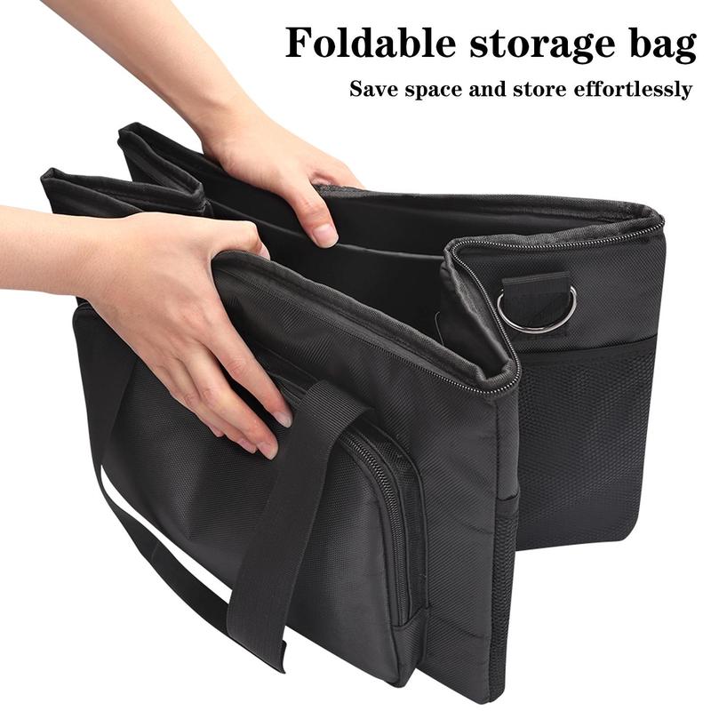 Professional Hair Styling Tool Bag, Foldable Large Capacity Salon Tool Storage Bag, Multifunctional Makeup Tool Accessories Storage Bag, Home Bathroom Storage Bag, Travel Bag