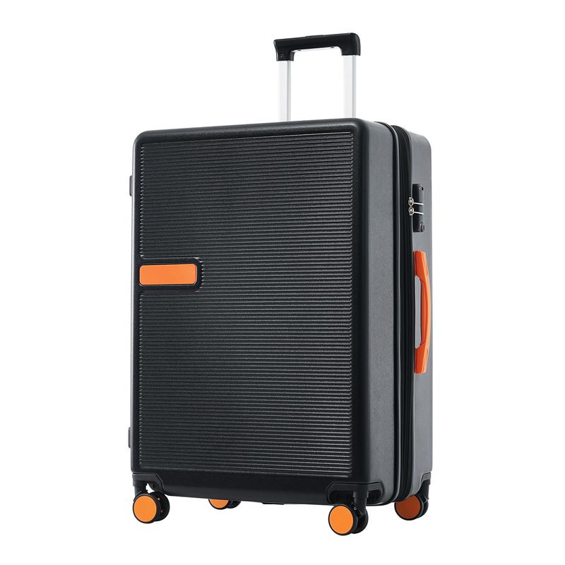 NEW ARRIVAL Merax Contrast Color Hardshell Luggage 24inch Expandable Spinner Suitcase with TSA Lock Lightweight