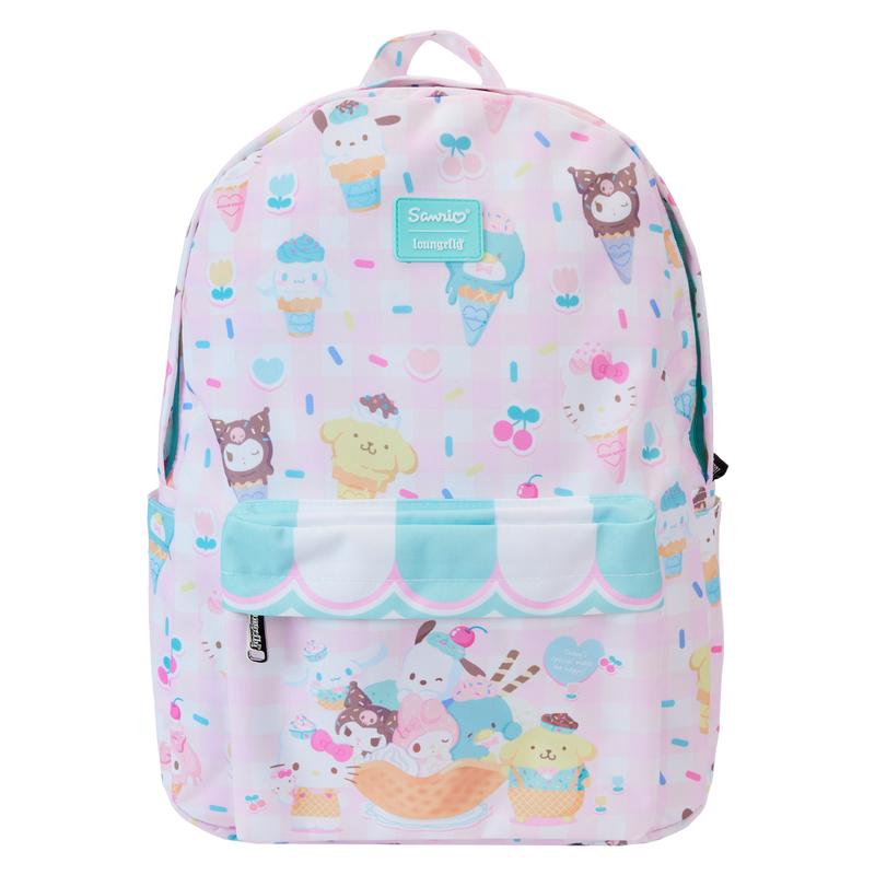 Sanrio Hello Kitty & Friends Sweets All-Over Print Nylon Full-Size Backpack