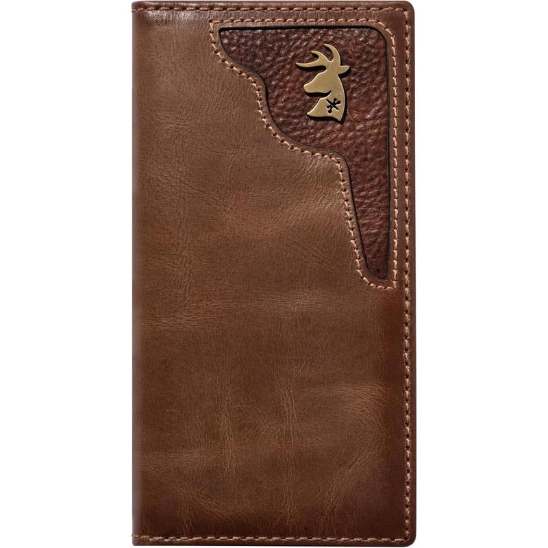 Deer Ornament Long Bifold Wallet | Rodeo Wallet | Handburnished Full Grain Leather | Deer Hunter Long Wallet For Men