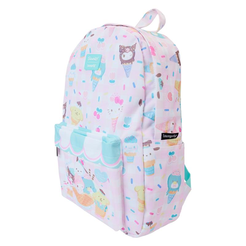 Sanrio Hello Kitty & Friends Sweets All-Over Print Nylon Full-Size Backpack