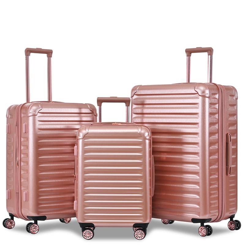 The new model luggage set can be extended with a 3-piece set, equipped with a lightweight TSA lock with rotating wheels (20 