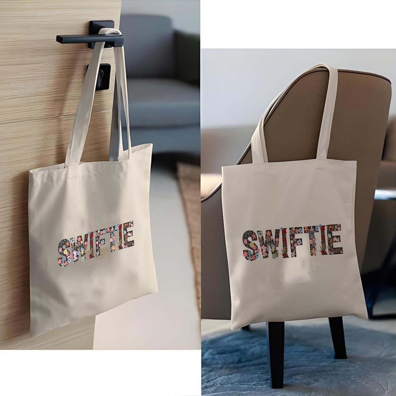 Single Swiftie Canvas Shopping Tote Bag - Spacious, Fashionable, And Trendy Carryall For Women - Perfect Gift For Moms, Teachers, And Friends