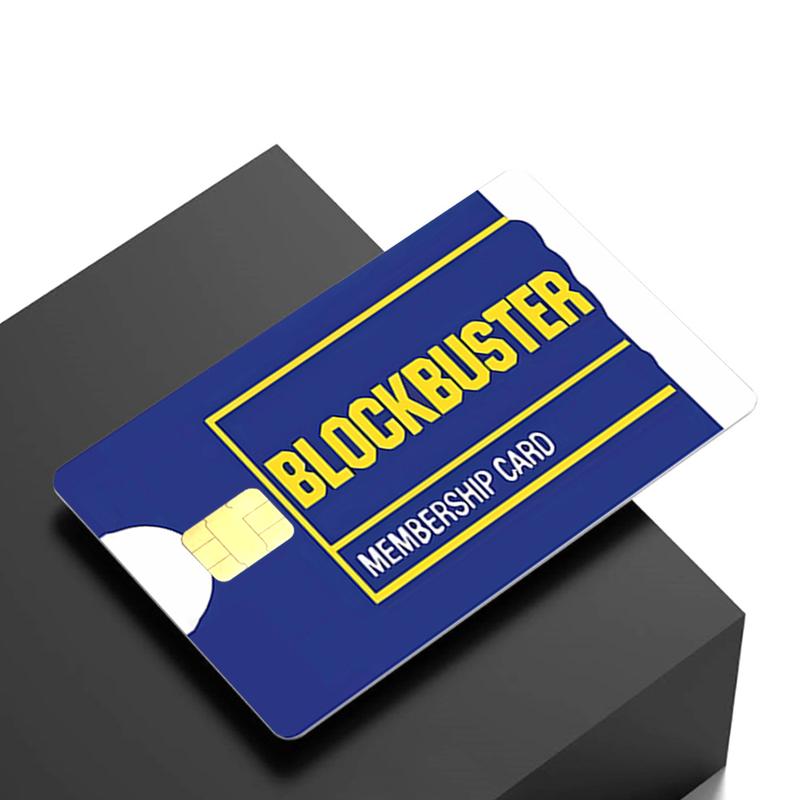 Blockbuster Membership Credit Card Skin – Retro and Durable Custom Card Cover