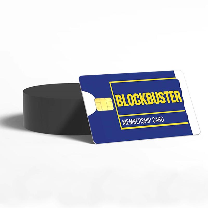 Blockbuster Membership Credit Card Skin – Retro and Durable Custom Card Cover