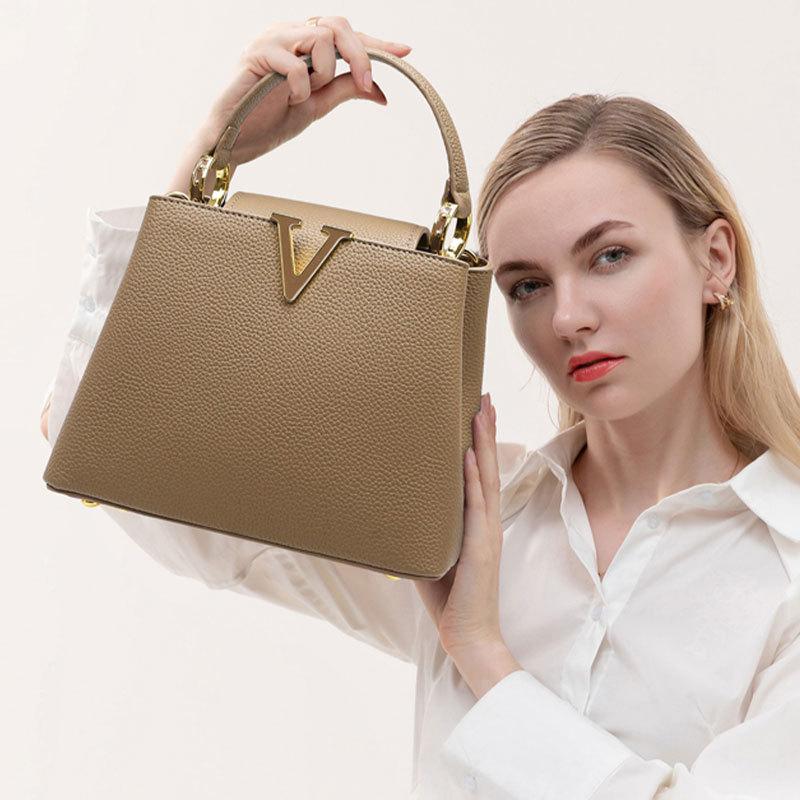 Bag Summer Women's Versatile Bucket Bag Women's Bag Exquisite Handbag Crossbody Commuter Women's Bag