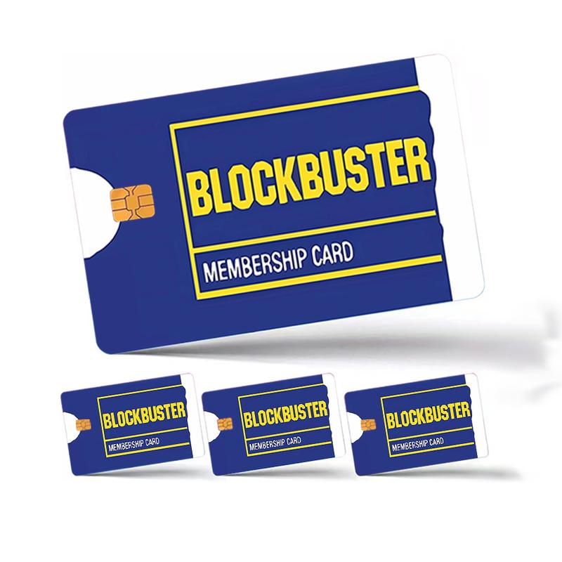 Blockbuster Membership Credit Card Skin – Retro and Durable Custom Card Cover