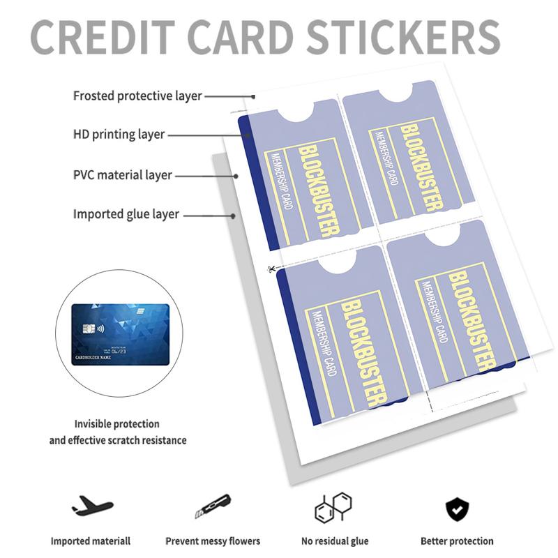 Blockbuster Membership Credit Card Skin – Retro and Durable Custom Card Cover