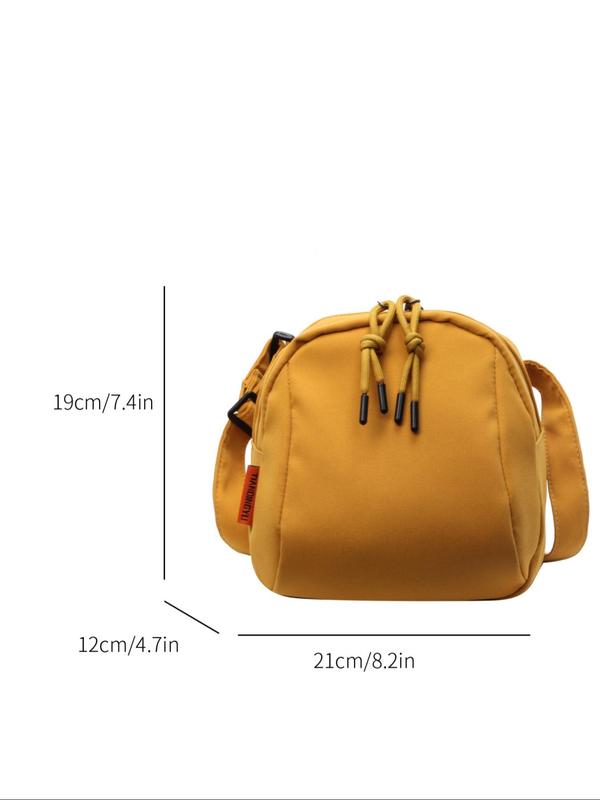 Women's Solid Color Zipper Crossbody Bag, Fashionable Casual Phone Wallet Bag for Daily Used, Casual  High-quality Daily Commuting Bag, Girl  Shopping Bag