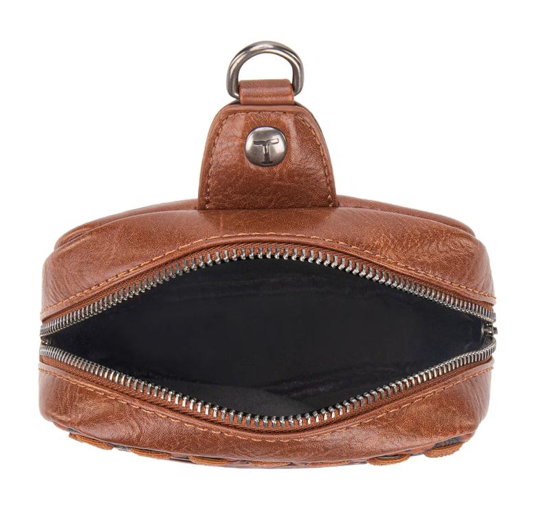 Rhett Cowhide Sling Bag - Brown, Shoulder Bag