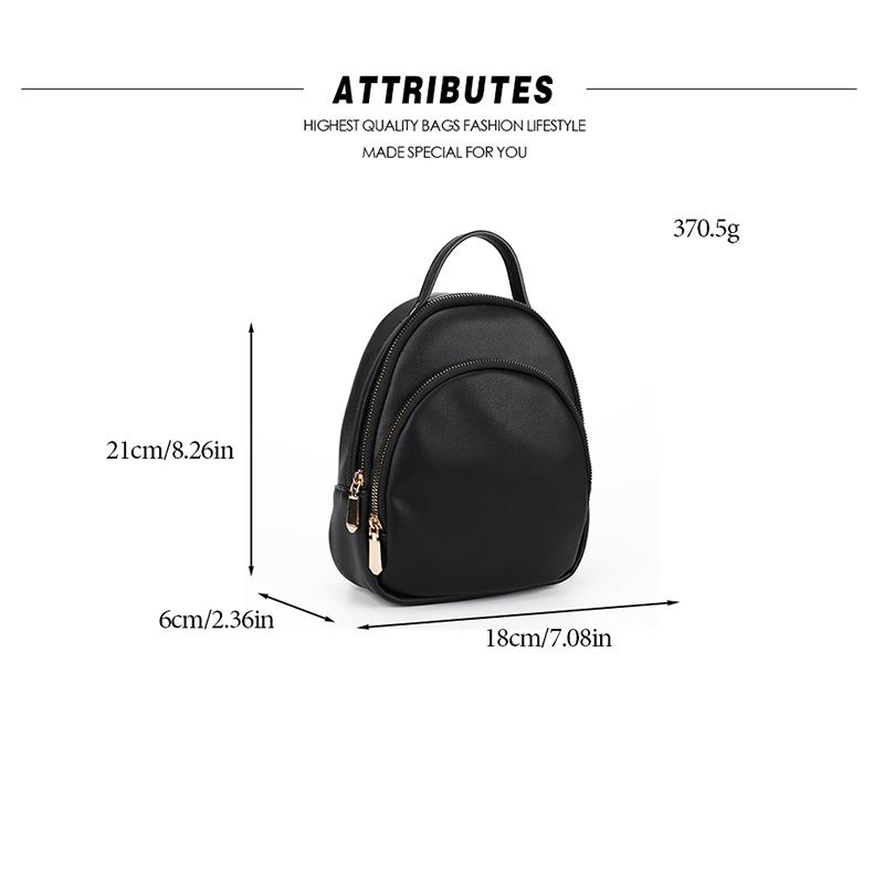 Mini Backpack for Women Leather Backpack Purse Casual Small Daypack Bag with Pockets