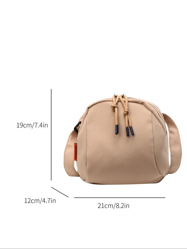 Women's Solid Color Zipper Crossbody Bag, Fashionable Casual Phone Wallet Bag for Daily Used, Casual  High-quality Daily Commuting Bag, Girl  Shopping Bag