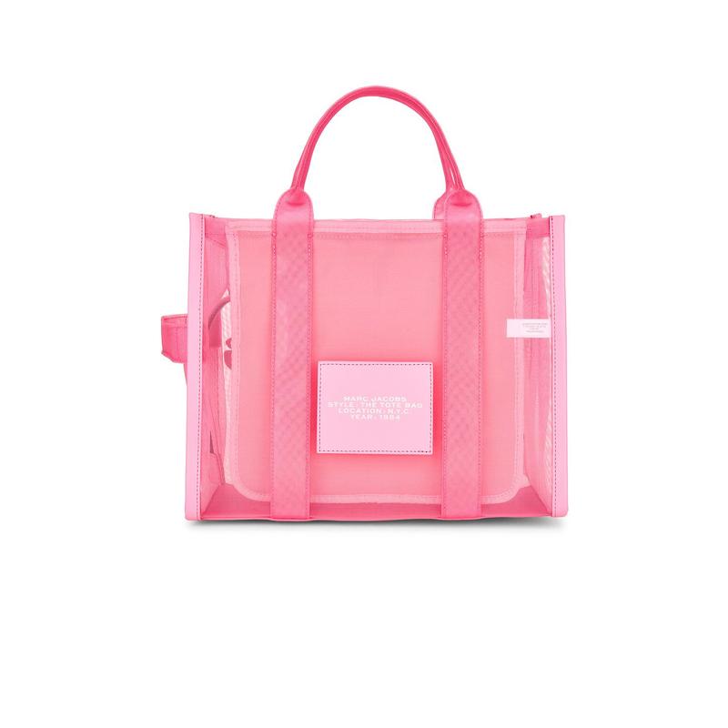 Marc Jacobs The Mesh Medium Tote Bag in Candy Pink